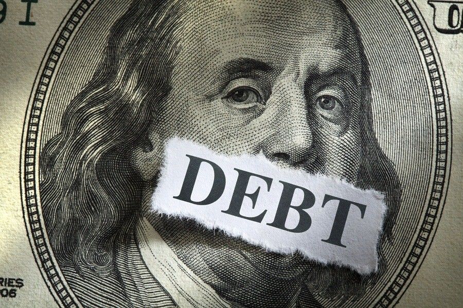 10 states with the highest average tax debt